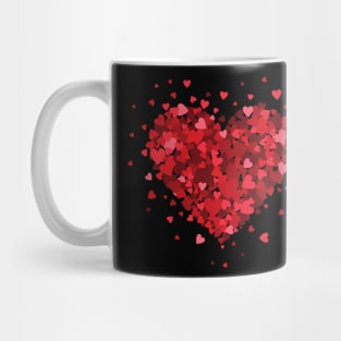 Love Heart Valentine's Day Matching Outfit Mug